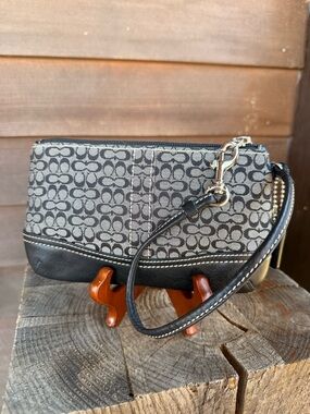 Coach Signature Wristlet
